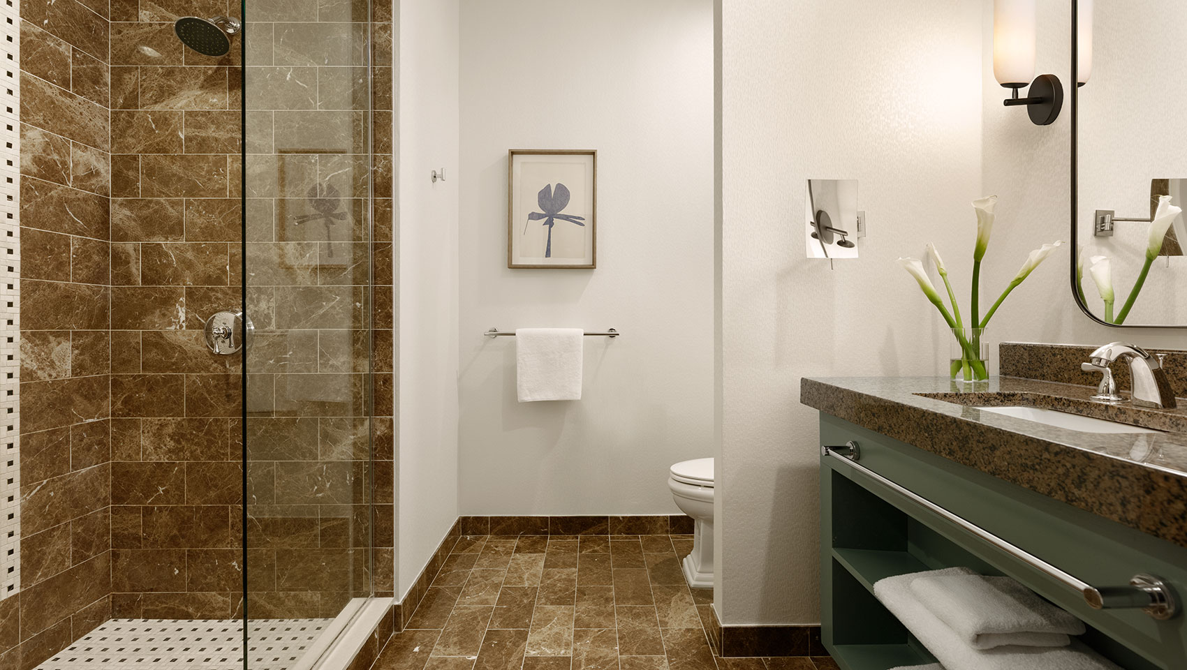 1 King Room Bathroom at Kimpton Hotel Monaco Baltimore