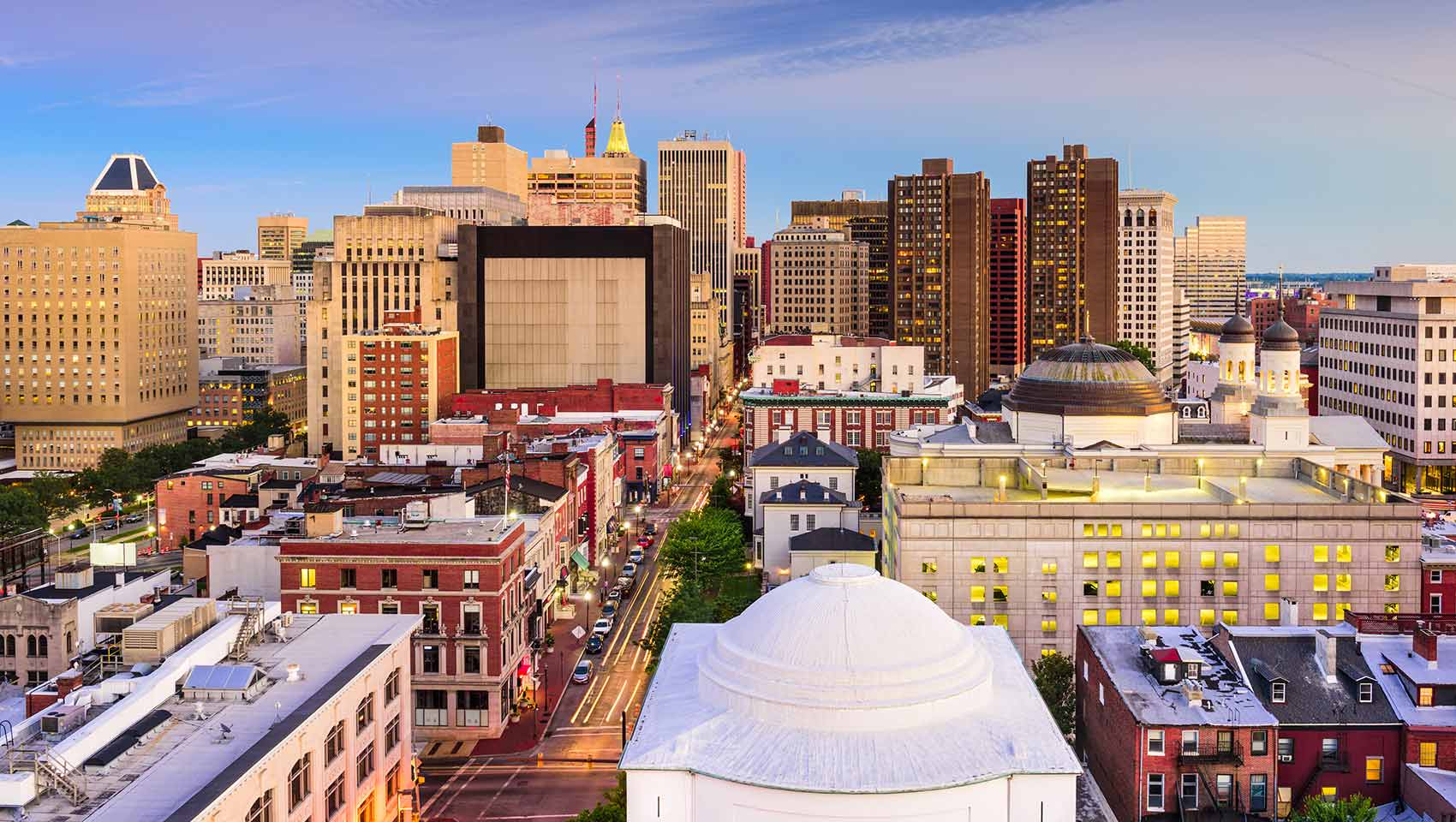 Downtown Baltimore skyline