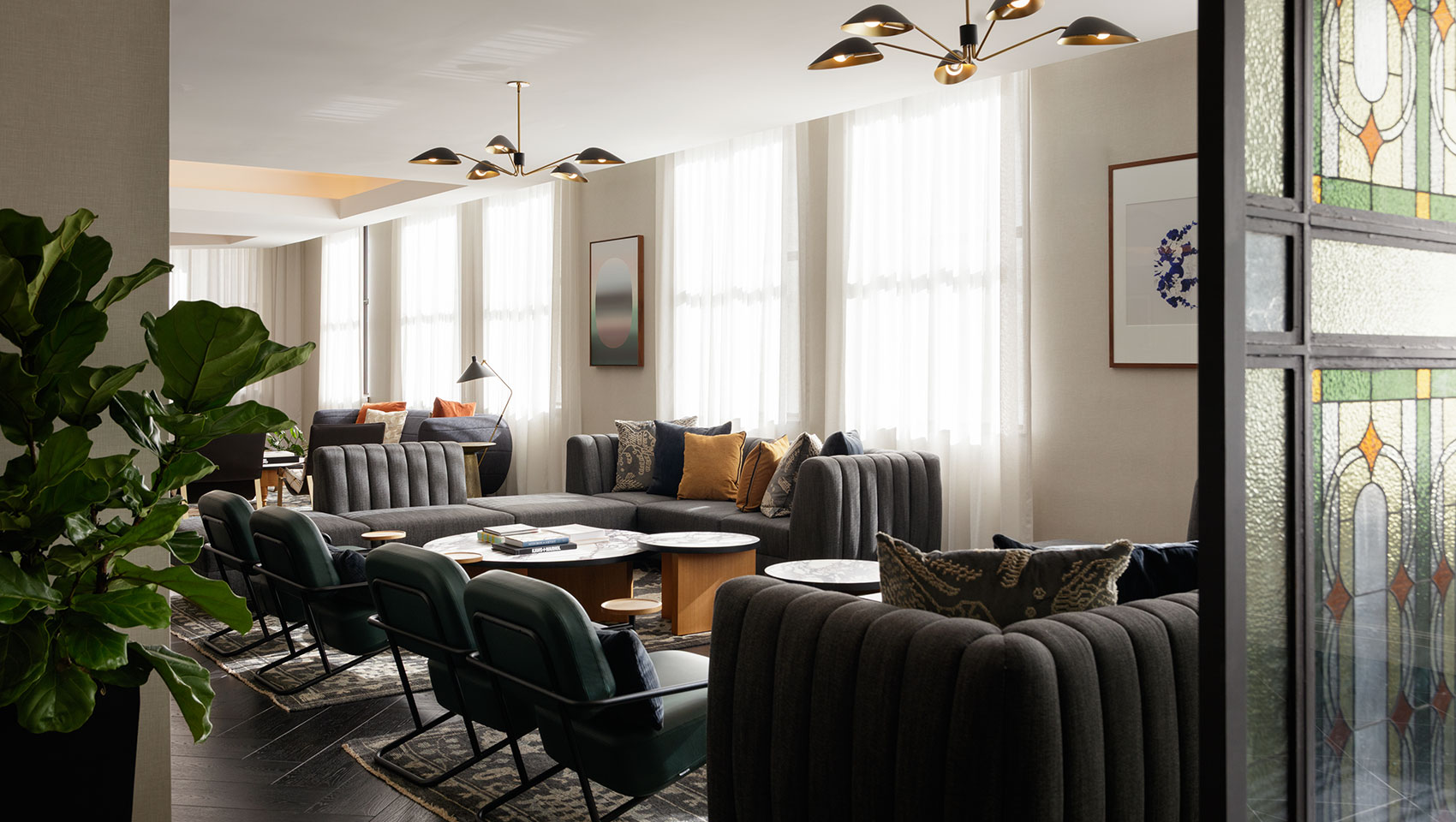 Lobby Living Room at Kimpton Hotel Monaco Baltimore