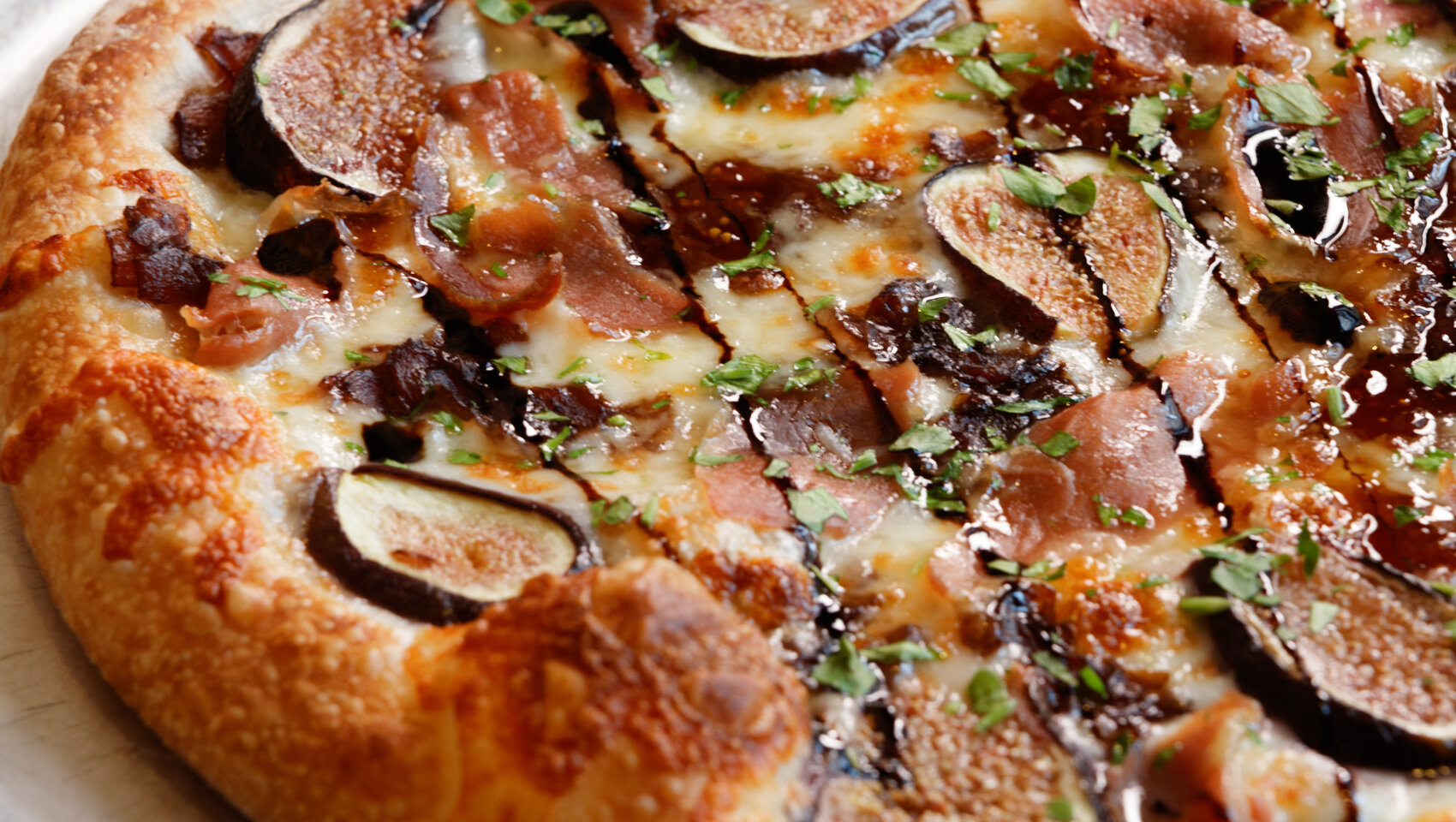 Pizza with Fig at The Morely