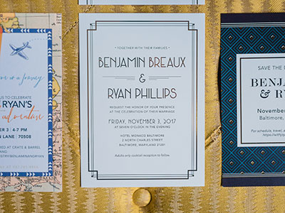 Ben + Ryan Real Weddings Monaco Baltimore