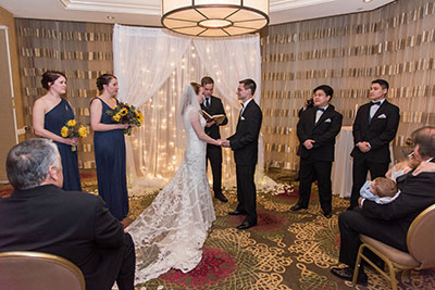 Joanna + Glenn Vows at the Altar - JadeNikkolePhotography